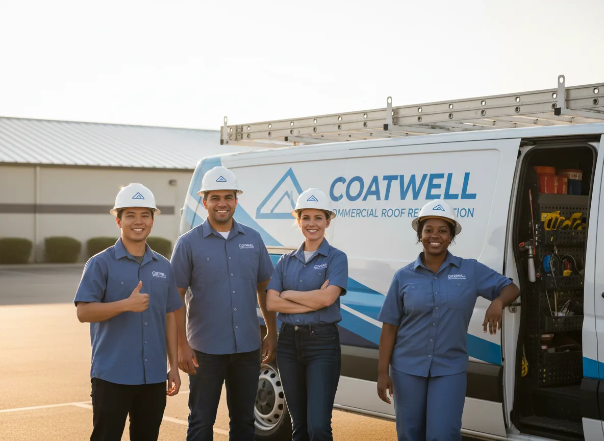 Commercial roof coating company in Machipongo, VA
